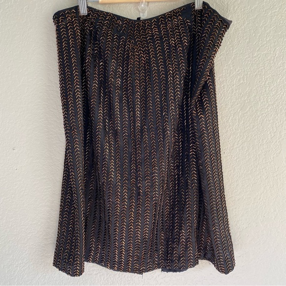 Dana Buchman Women’s silk and beaded skirt